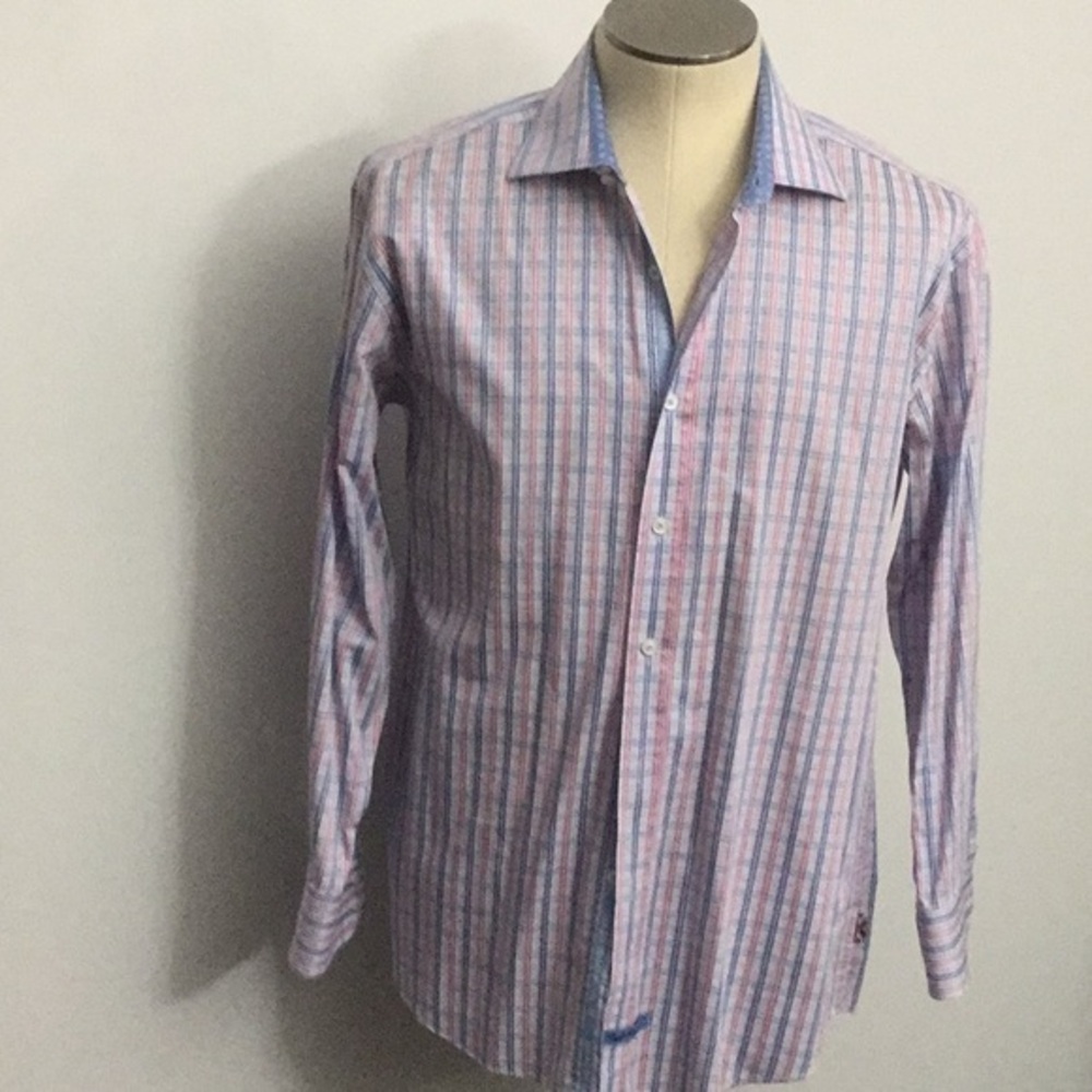 English Laundry Flip Cuff Dress Shirt Size 16.5 33